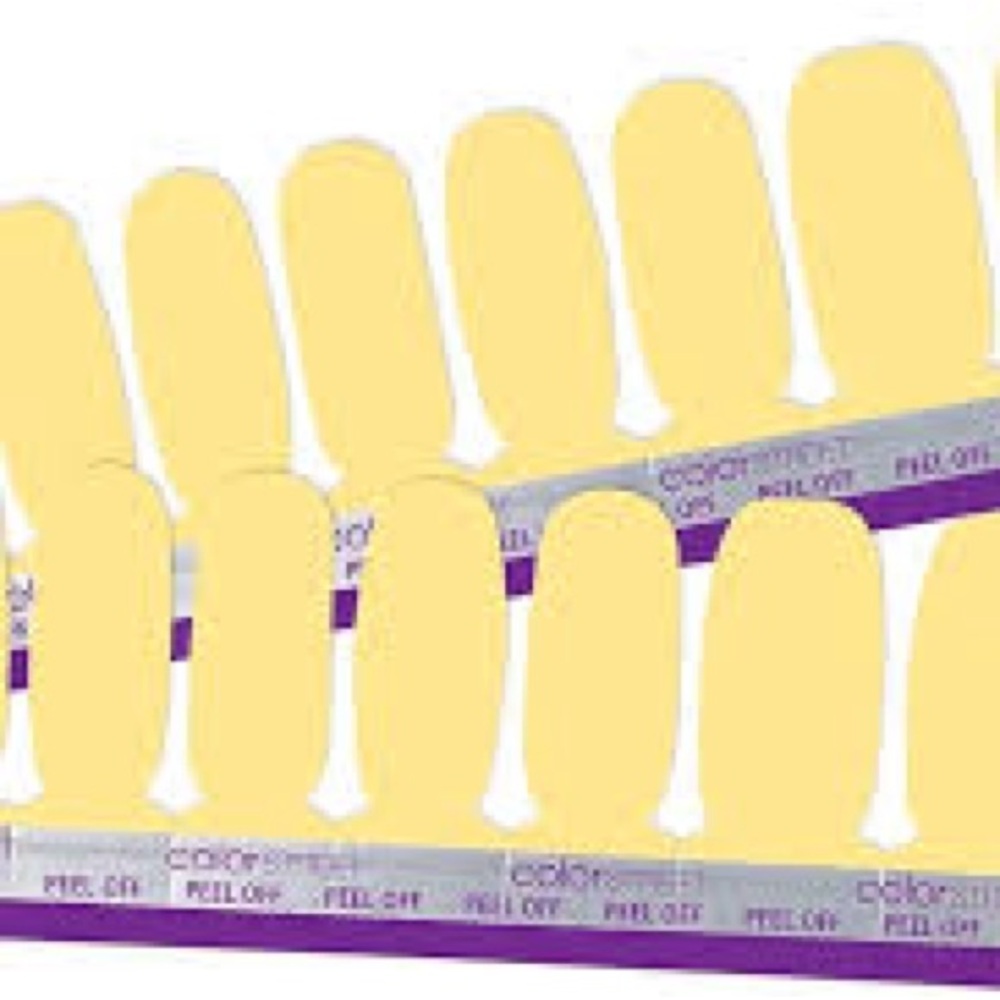 Belgian Buttercup (RETIRED) Color Street Yellow Nail Strips - Picture 2 of 10